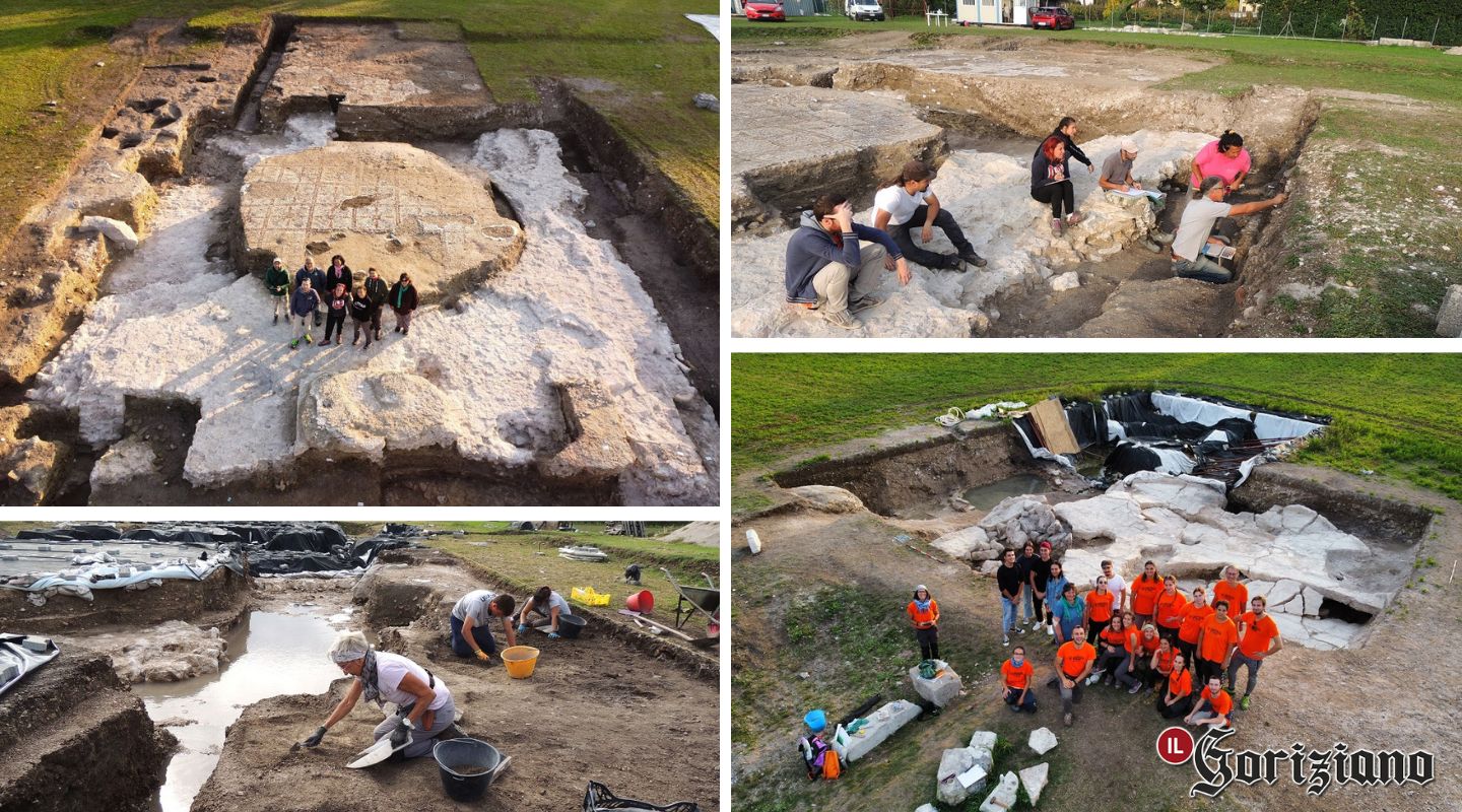 Immagine per L'Aquileia romana stupisce ancora, due nuove aree nelle Grandi Terme